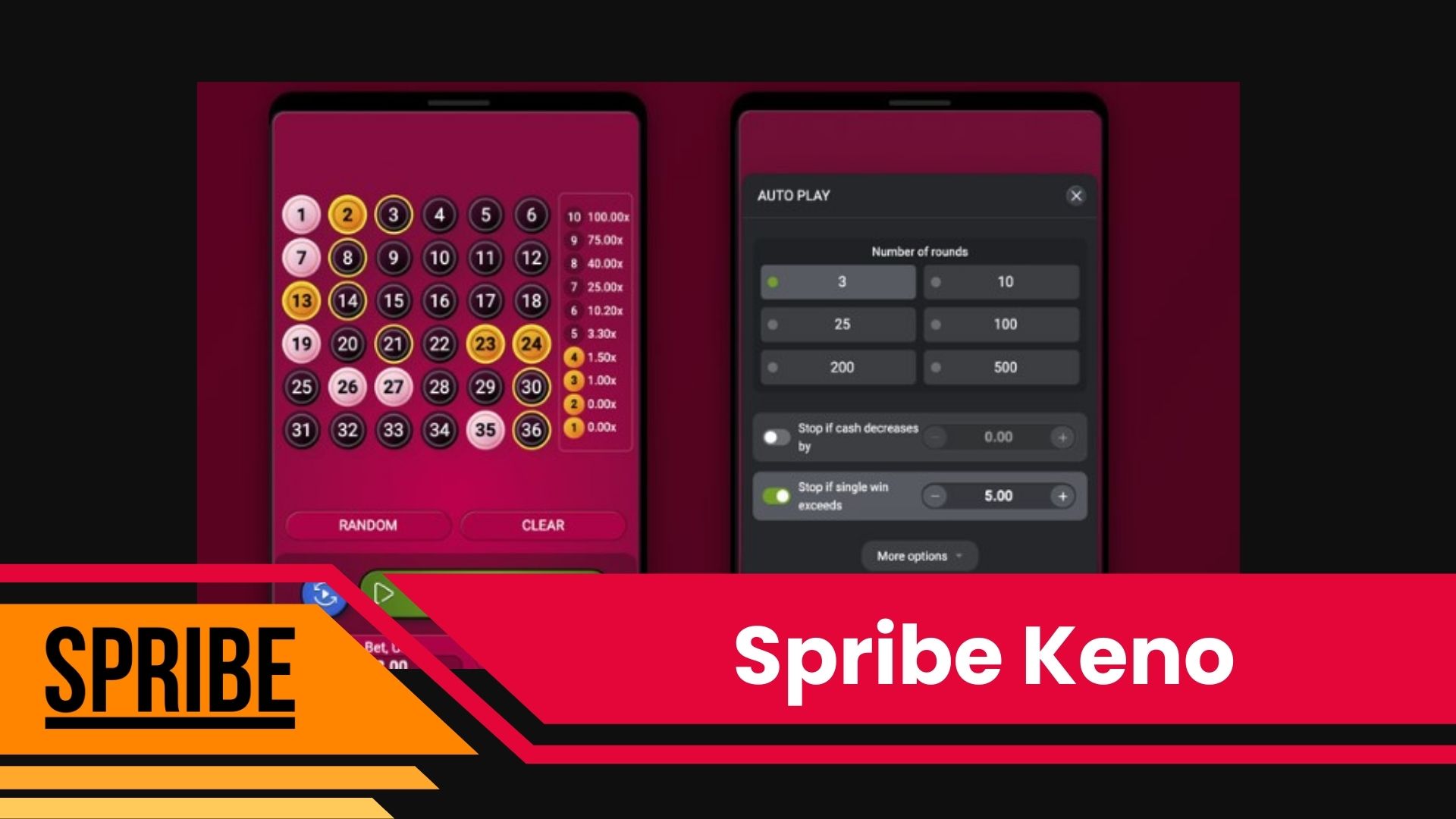 Spribe Keno